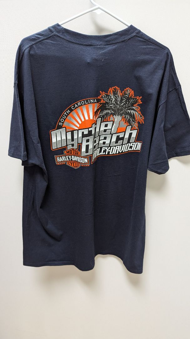 Harley Davidson Navy "Wild Card" Joker Graphic T-Shirt