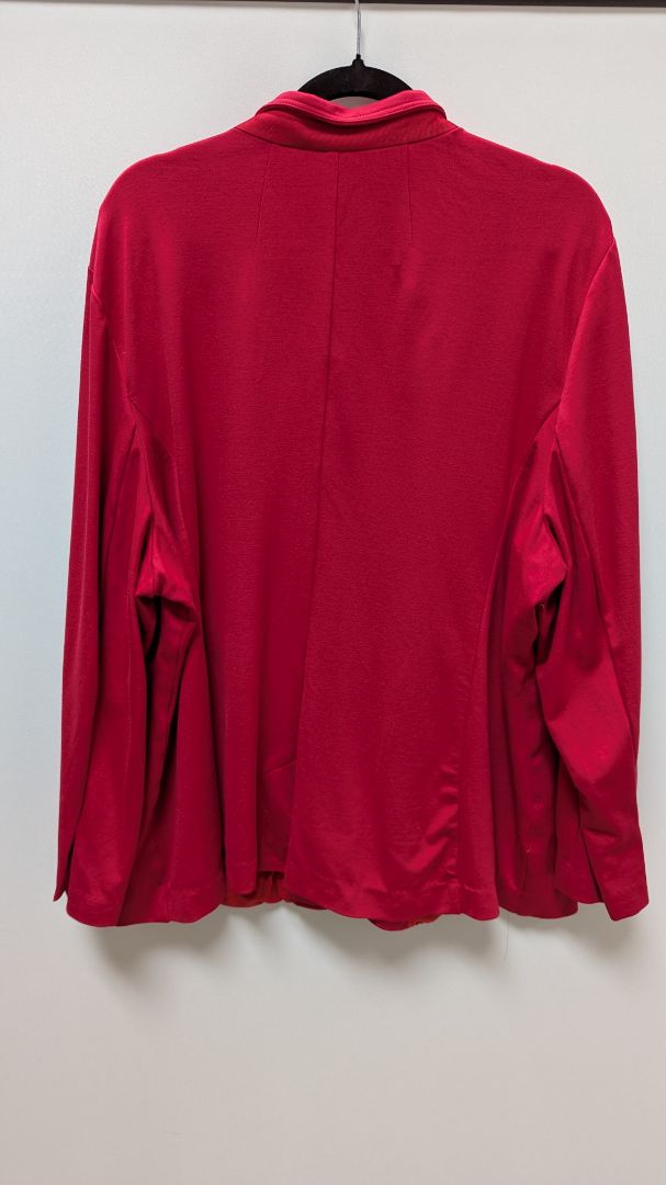 Lane Bryant Red 1-Button "Bryant Blazer" Jacket
