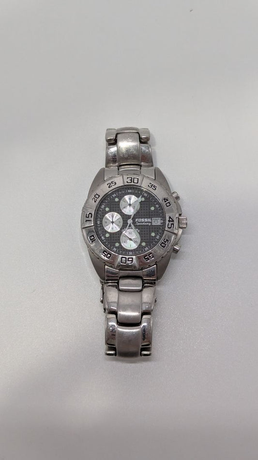 Fossil Blue Stainless Steel Speedway Watch