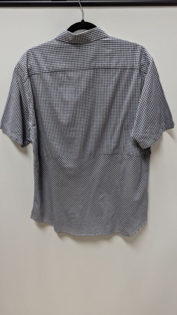Zachary Prell Navy/White 2-Way Plaid Button-Down Shirt
