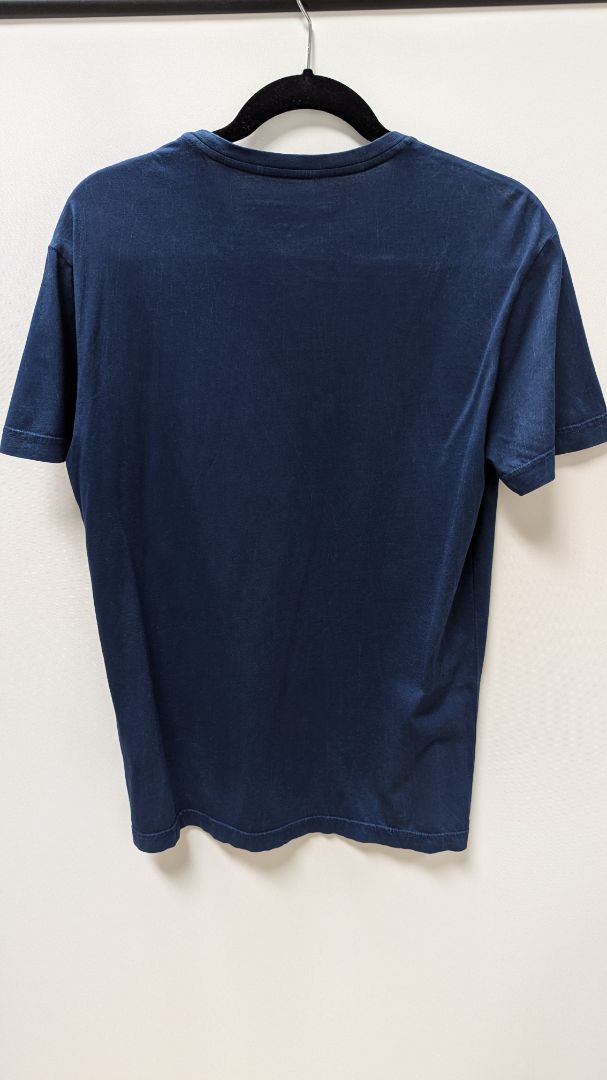 Georg Roth LA Navy V-Neck Pima Cotton T-Shirt