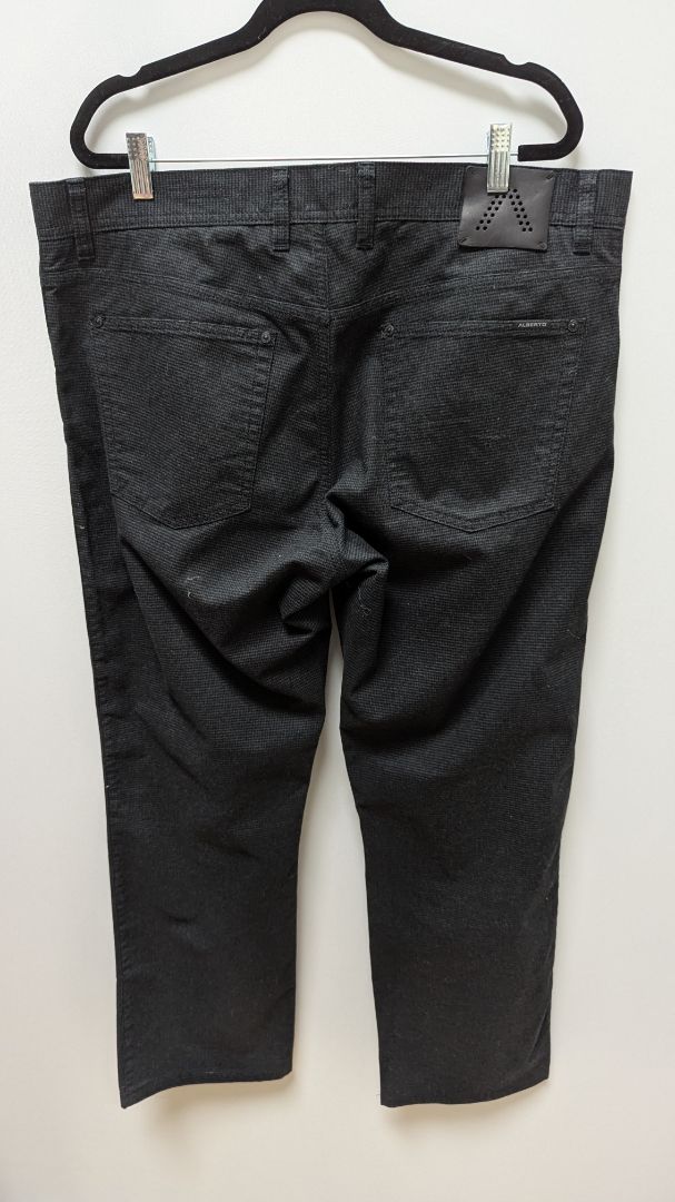 Alberto Dark Grey Men's Brush Casual "Modern Fit" Pants