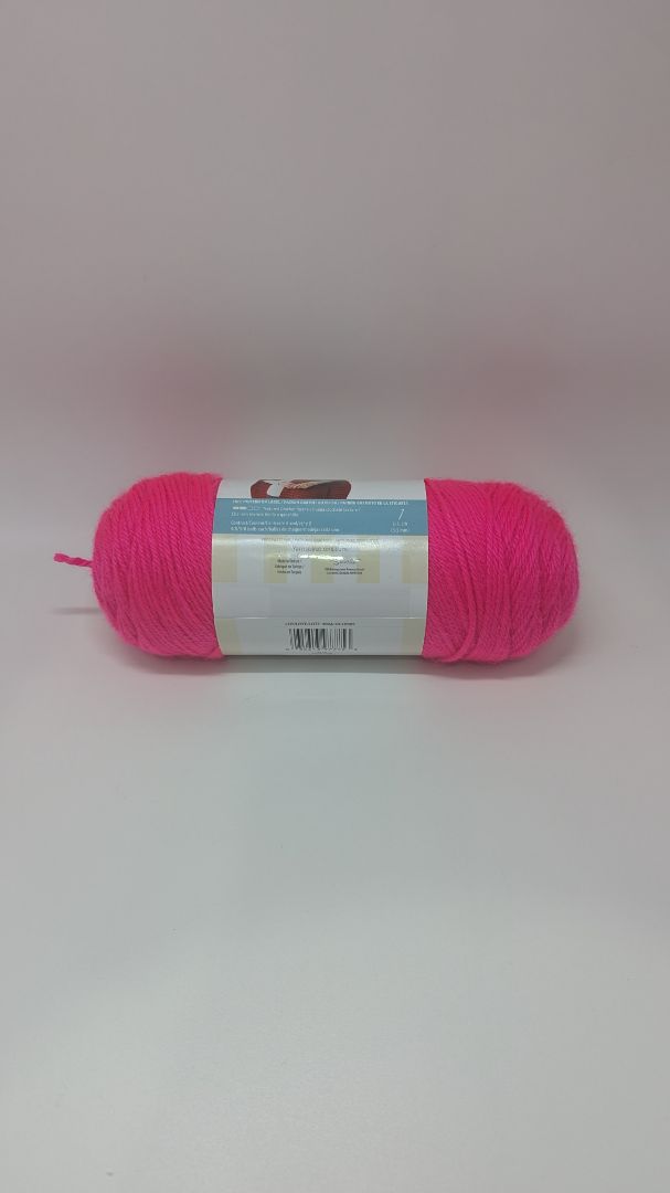Caron Neon Pink Simply Soft Medium Yarn