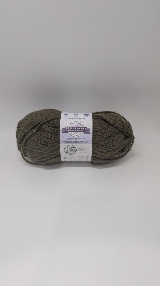 Lion Brand Olive Green Basic Stitch Medium Yarn