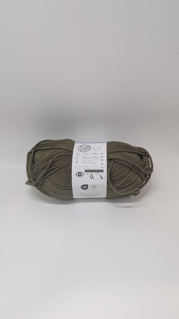 Lion Brand Olive Green Basic Stitch Medium Yarn