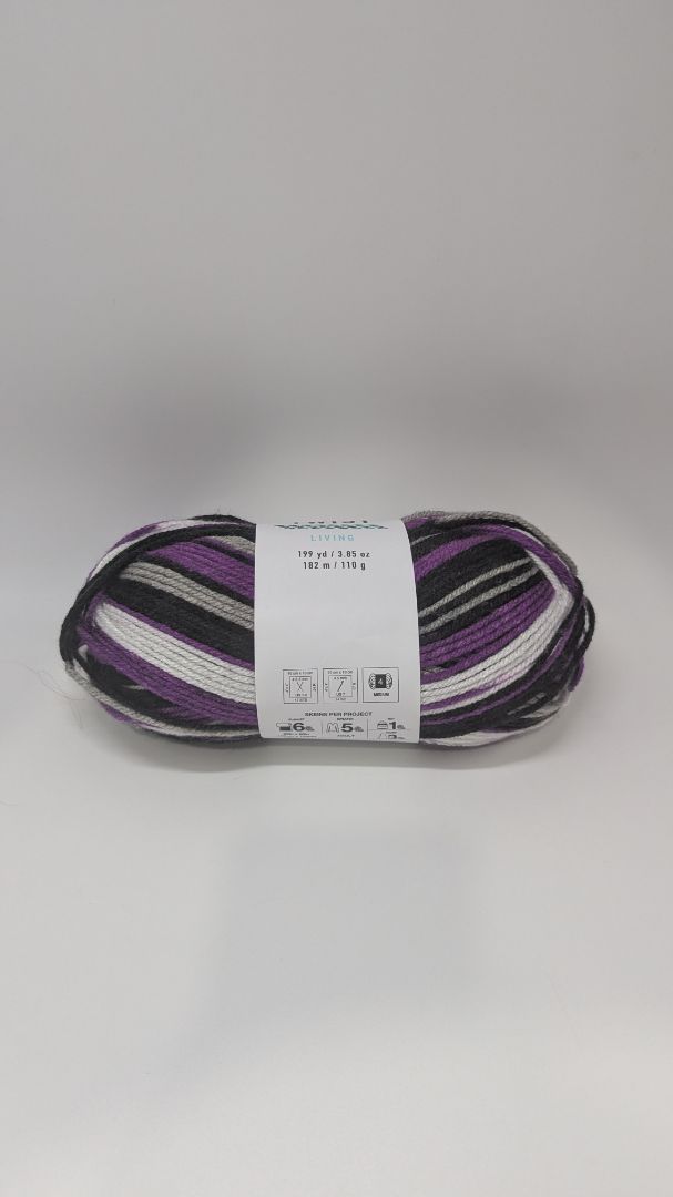 Big Twist Community Purple/Black Living Anti-Pilling Medium Yarn