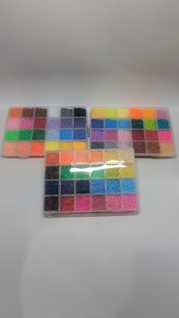 ZLLBTMO 39,000 PCS Fuse Ironing Beads 72 Colors Crafting Kit
