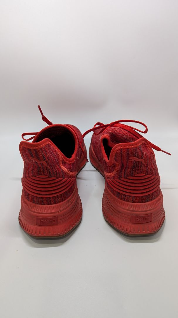 Puma Men's Red Knit Active Running Sneakers