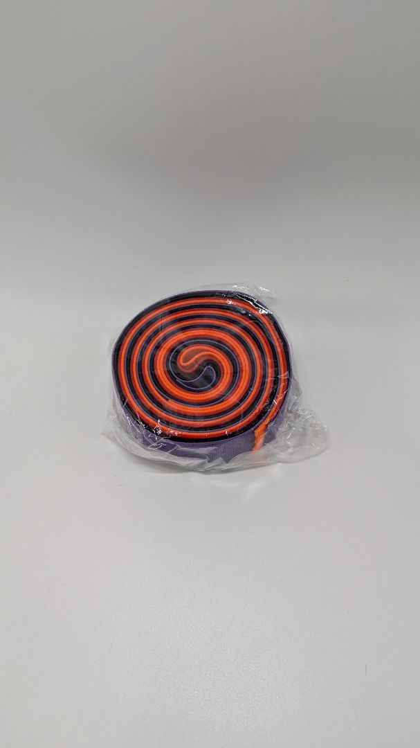 BENECREAT Orange/Purple 4 PC 1.2" Ribbon Elastic