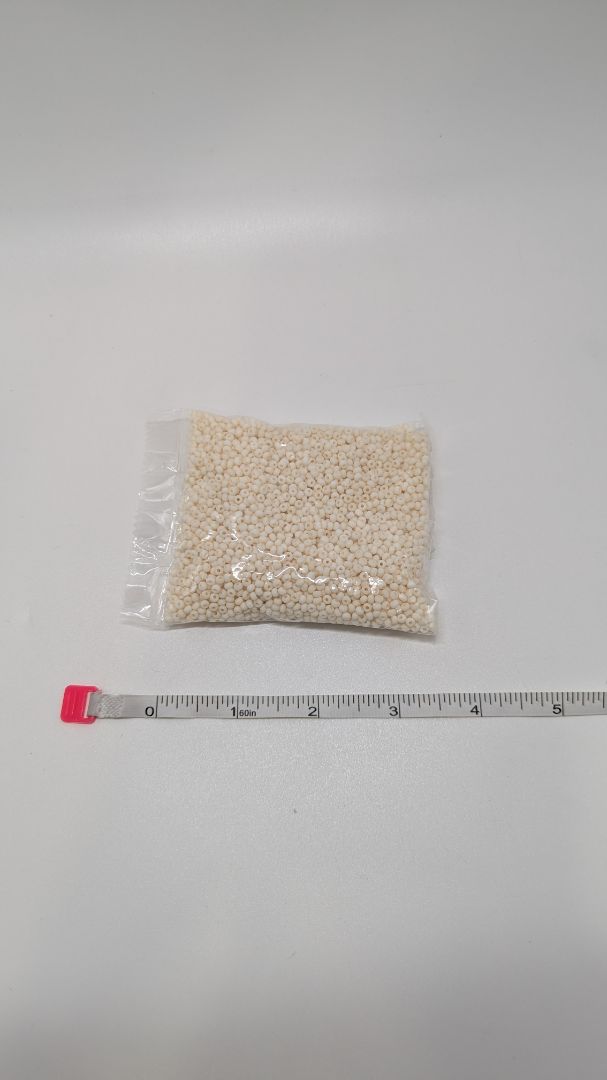 COIRIS Cream 12/0 2.5mm Glass Seed Beads
