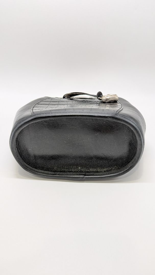 Brighton Black Corazon Mini-Tote Bag with Heart Handles