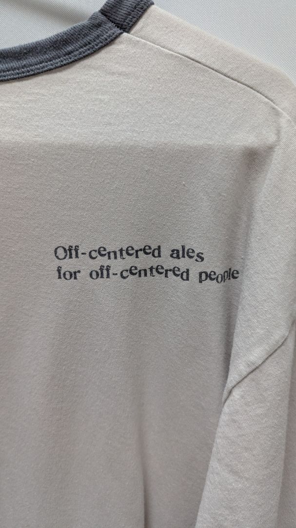 American Apparel Beige "Dogfish Head" Graphic T-Shirt