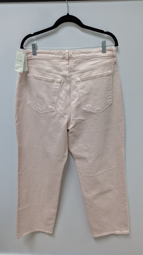 Abercrombie & Fitch Light Pink "90's Relaxed" Jeans
