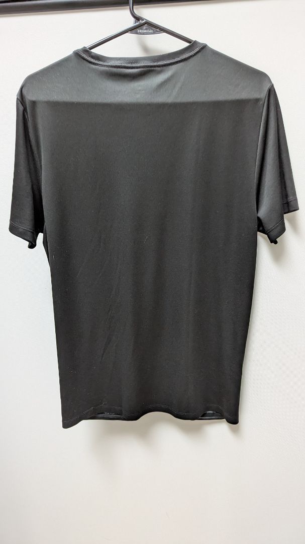 Unipro Black/Grey "Qwick-Dry" Striped Active T-Shirt