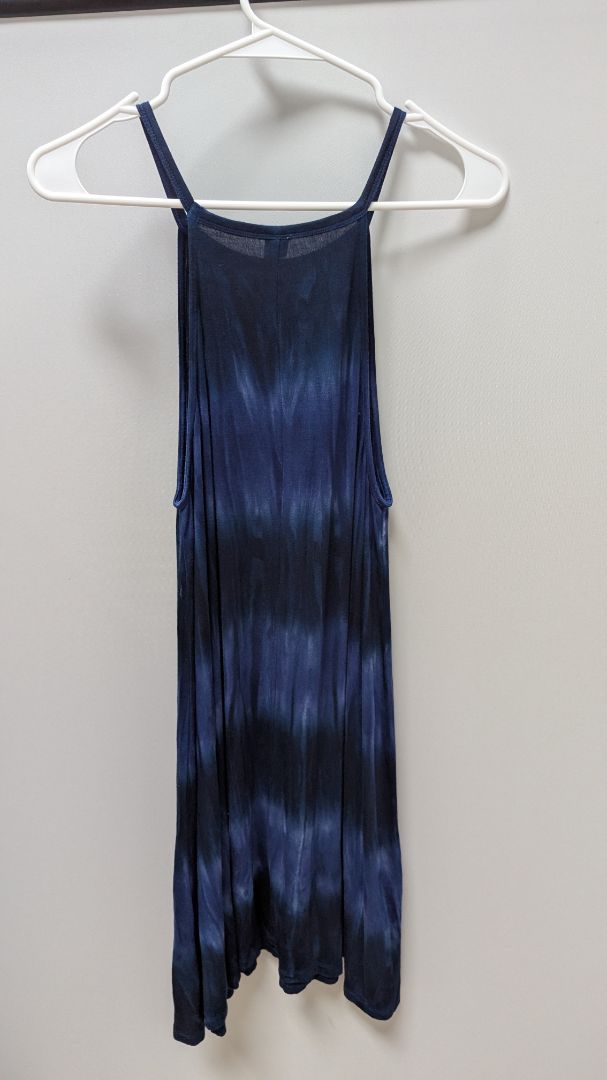 Old Navy Navy Ombre Halter-Neck Sheath Dress