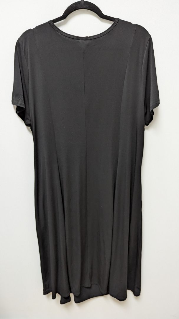 TRUTH + STYLE Black Short-Sleeve Maxi Dress