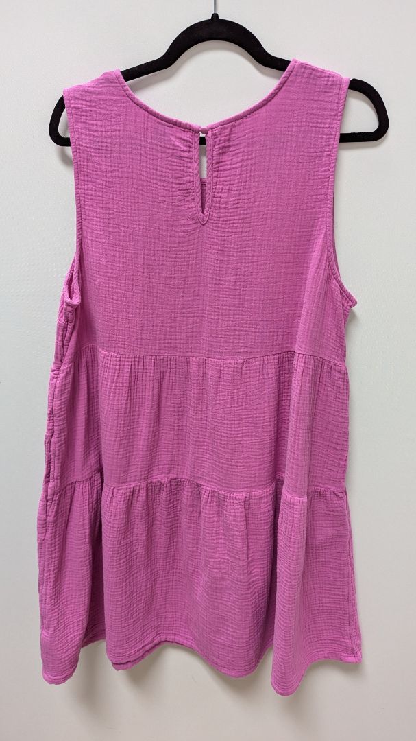 Universal Thread Purple Sleeveless Tiered Dress