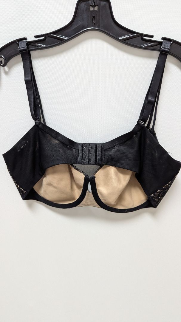 Soma Black Lace Enticing Lift Balconette Bra