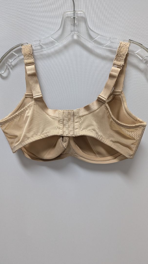 Cacique Nude Beige Lightly-Lined Lace Trim Bra