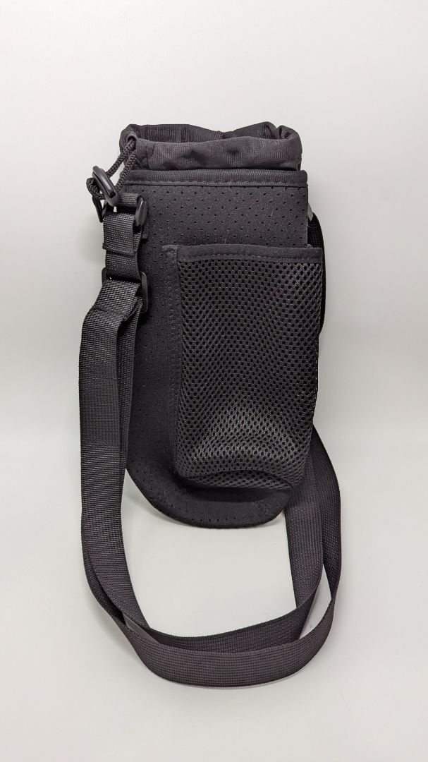 MyTagAlongs Black Mesh Water Bottle Carrier Pouch