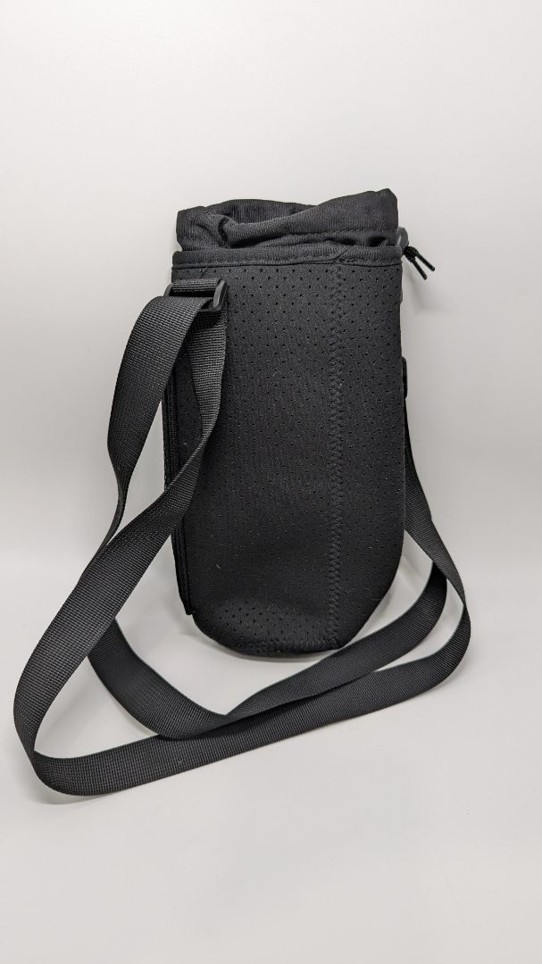 MyTagAlongs Black Mesh Water Bottle Carrier Pouch