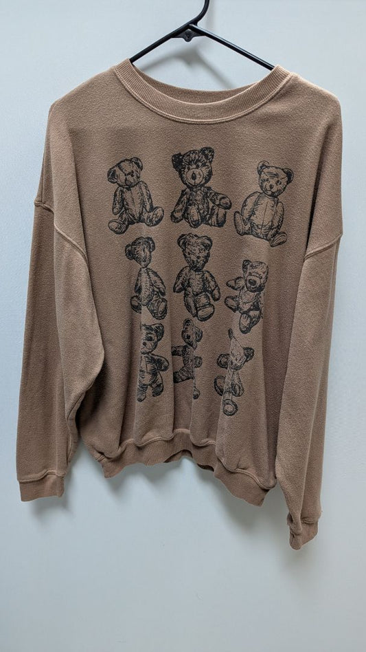 Grayson Threads Brown Bear Graphic Sweatshirt