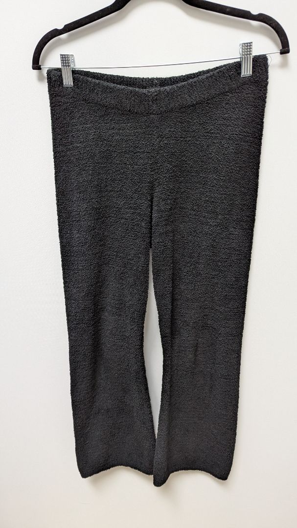 art class Black Fuzzy Flared Leggings