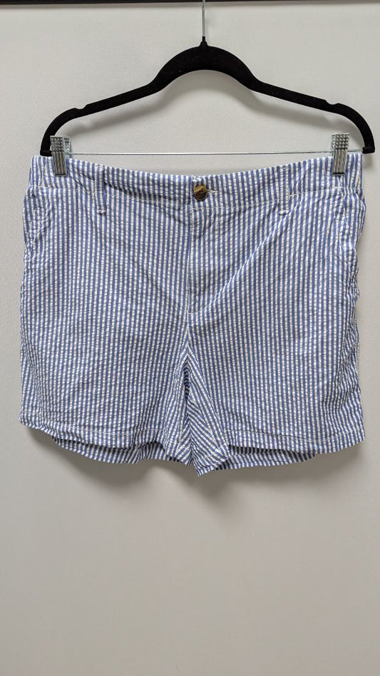 Old Navy Light Blue/White Striped "OG Chino" Shorts
