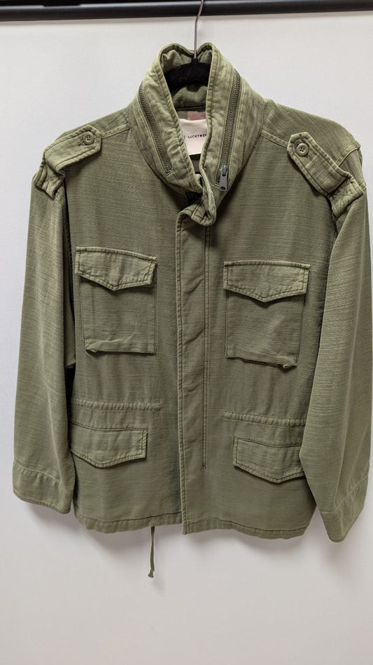 Lucky Brand Faded Green Casual Field Jacket