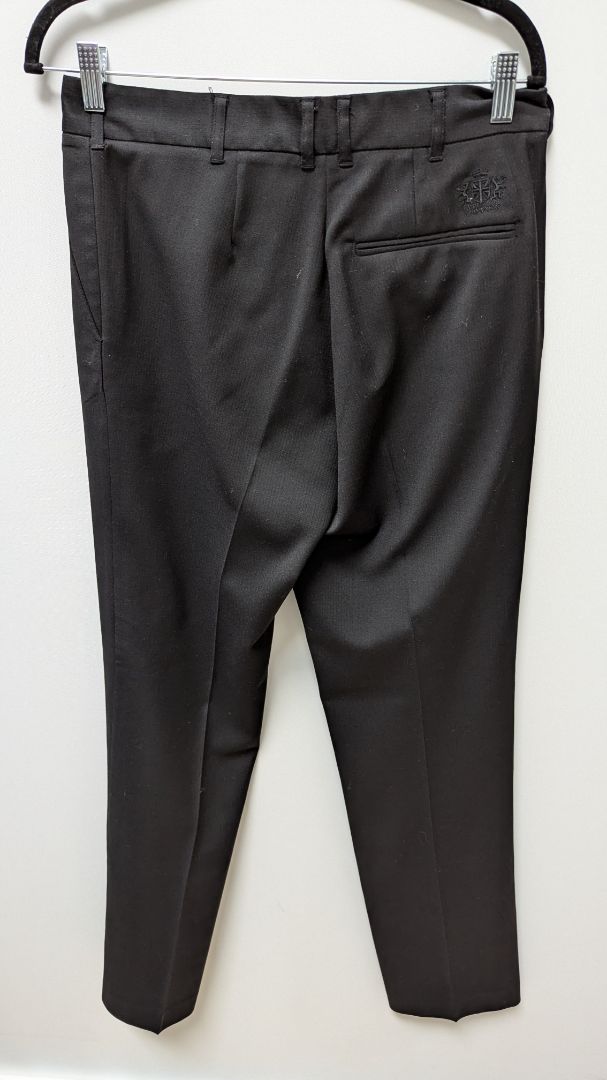 Ben Sherman Signature Black Men's Wool-Blend Pants