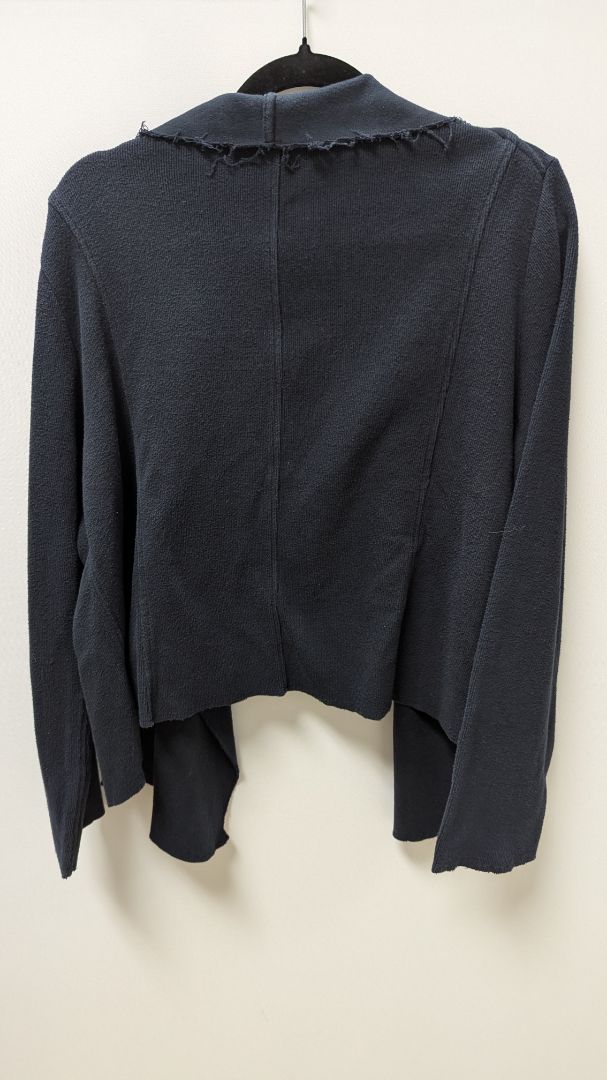 Calvin Klein Jeans Black Knit Raw-Edges Cardigan