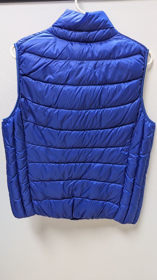 Uniqlo Blue Ultra-Light Down Feather Puffer Vest