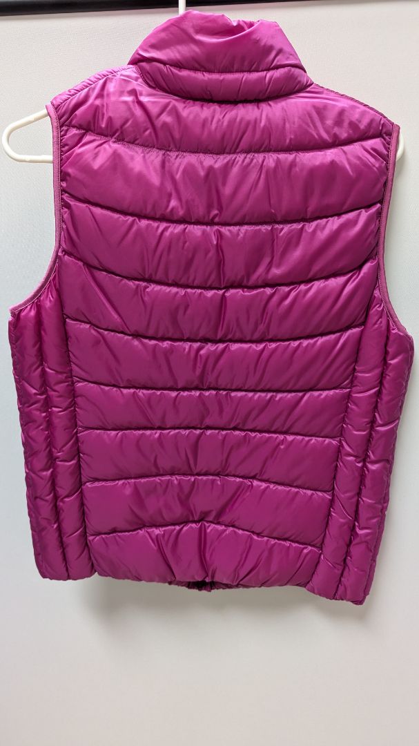 Uniqlo Pink Ultra-Light Down Feather Puffer Vest