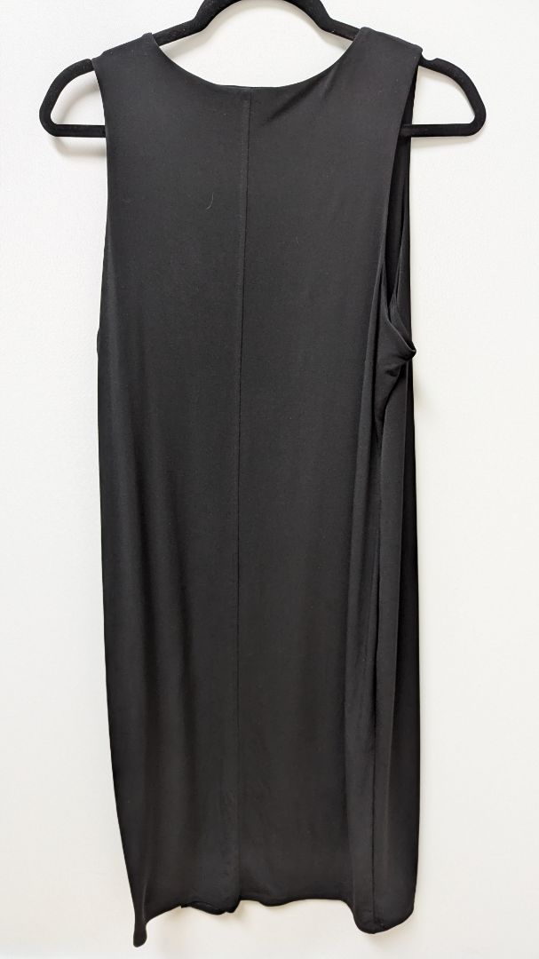 Banana Republic Black Sleeveless Side-Slit Maxi Dress