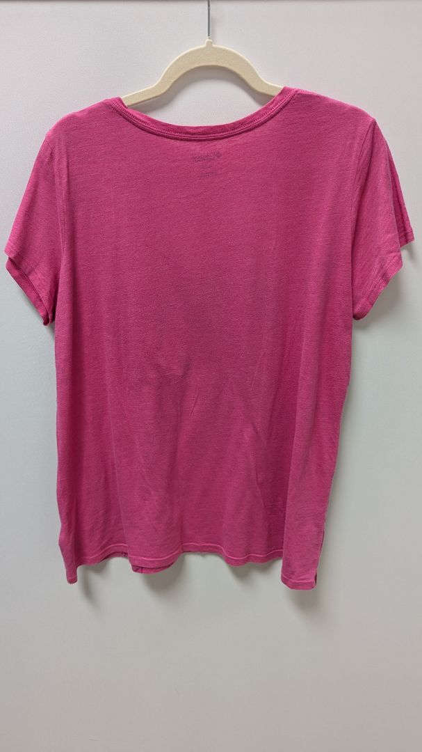 Columbia Hot Pink Short-Sleeve Printed T-Shirt