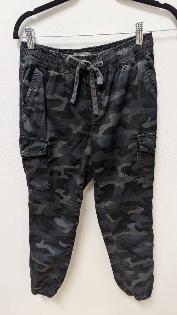 Natural Reflections Dark Green Camo Cargo Pants