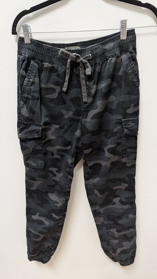 Natural Reflections Dark Green Camo Cargo Pants
