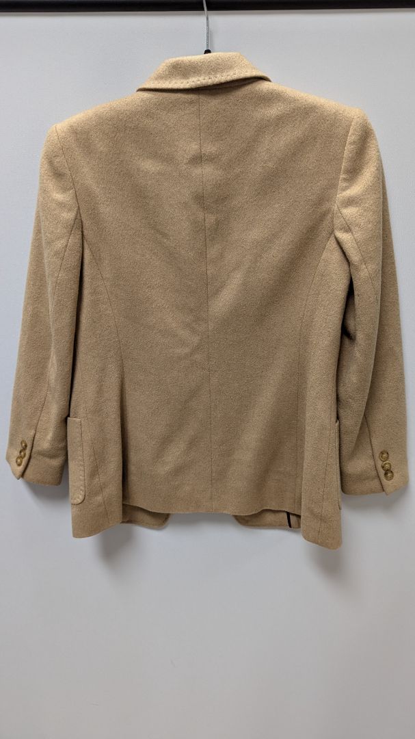 Talbots Petites Light Brown Camel Hair Blazer Jacket