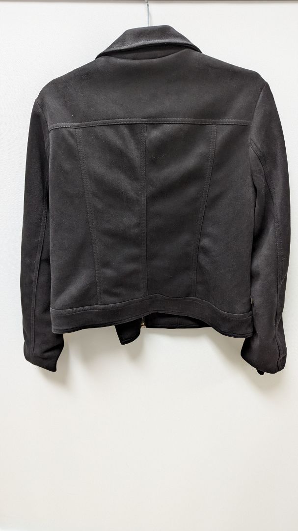philosophy Black Faux-Suede Moto Jacket