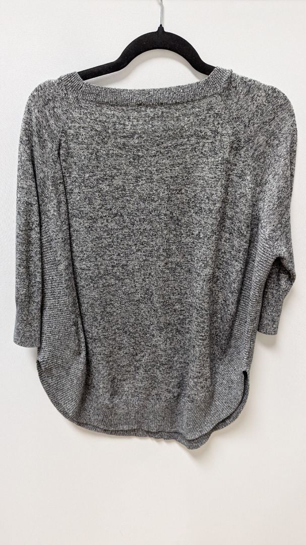 Express Heather Grey 3/4 Sleeve Sweater
