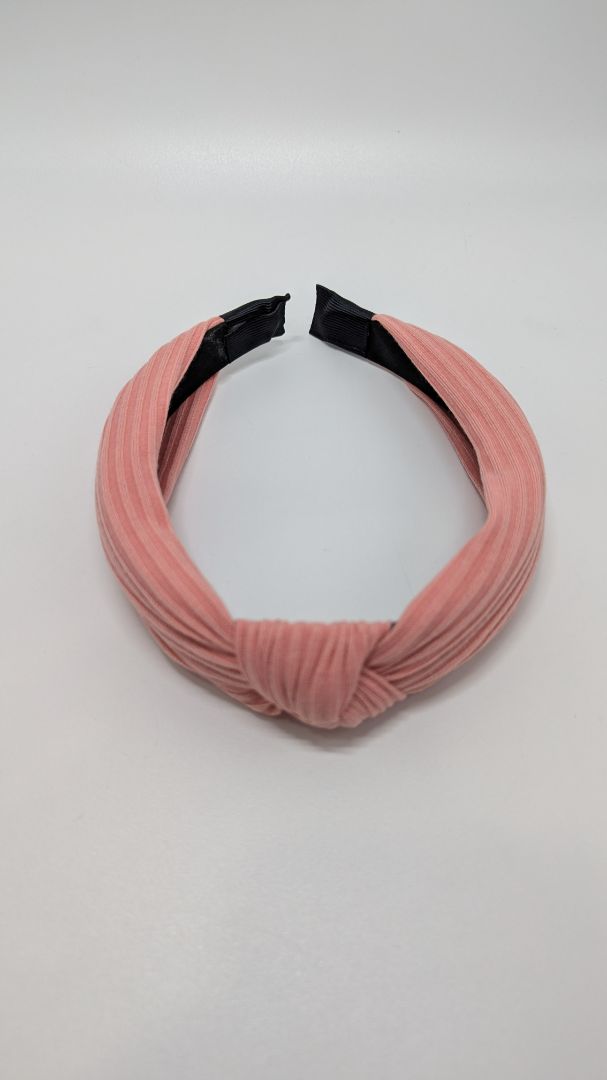 Pink Top-Knot Headband