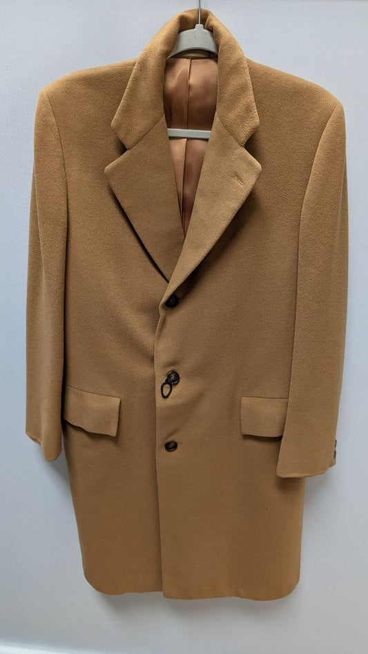 Larrimor's Vintage Camel Brown 2-Button Coat