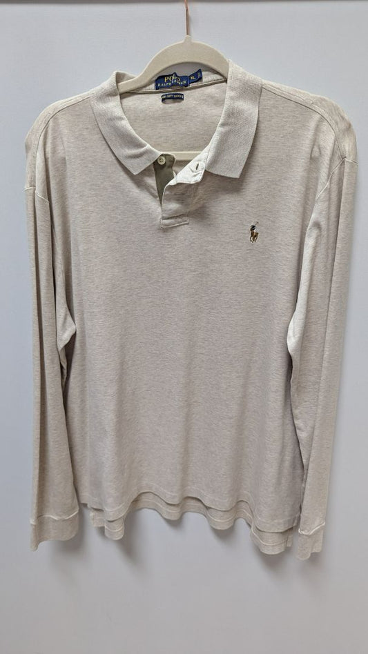 Polo Ralph Lauren Light Beige Pima Polo Shirt