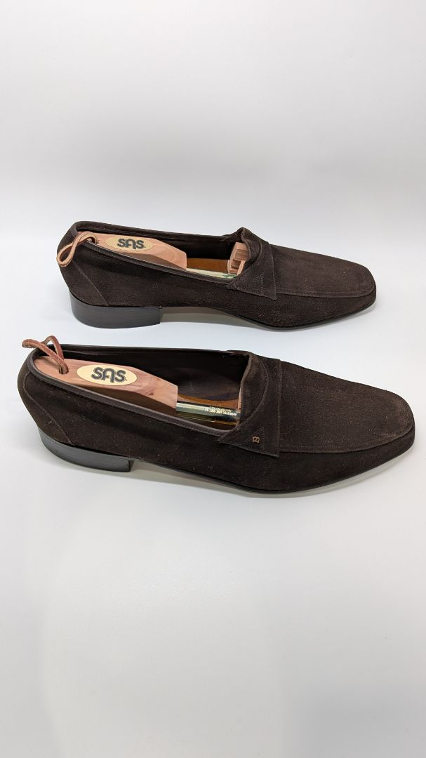 Bally Continentals Brown Suede Laurence Loafer