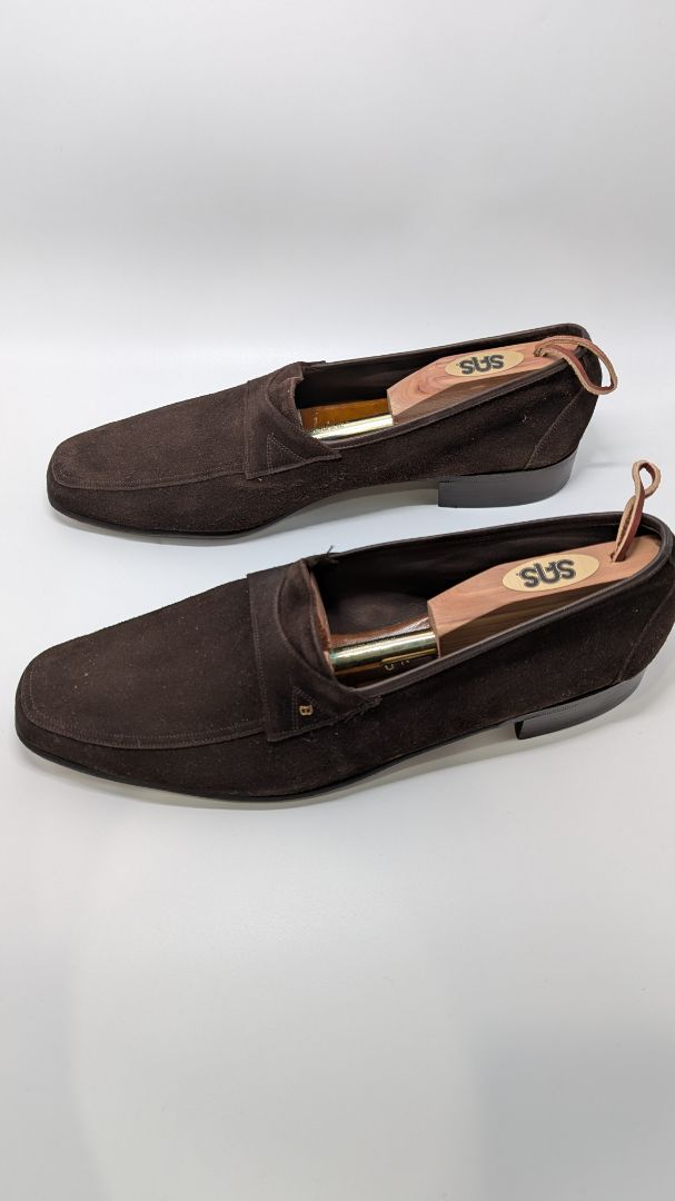Bally Continentals Brown Suede Laurence Loafer