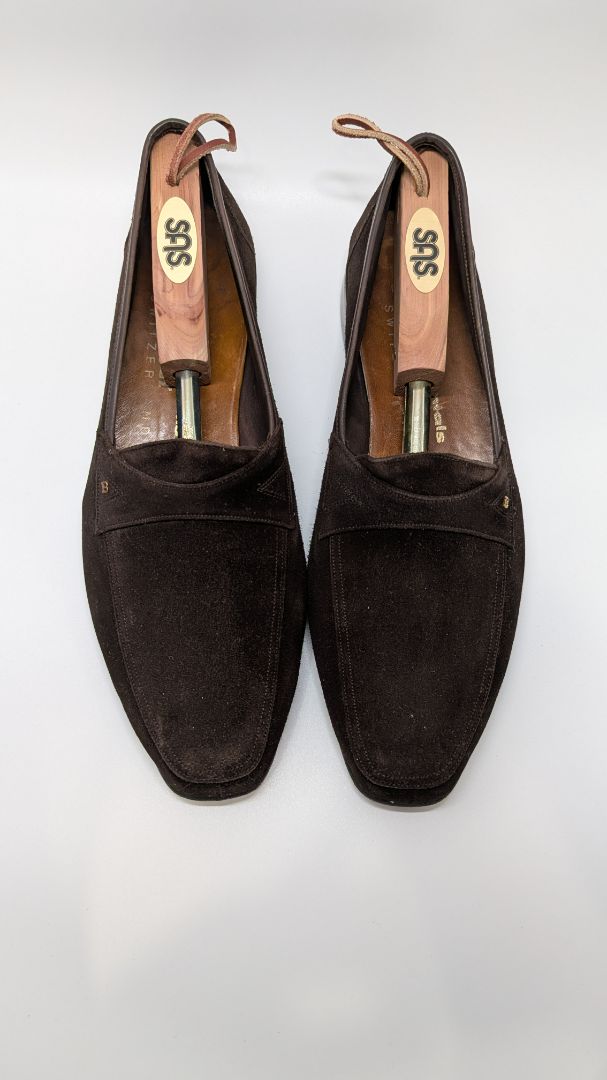 Bally Continentals Brown Suede Laurence Loafer