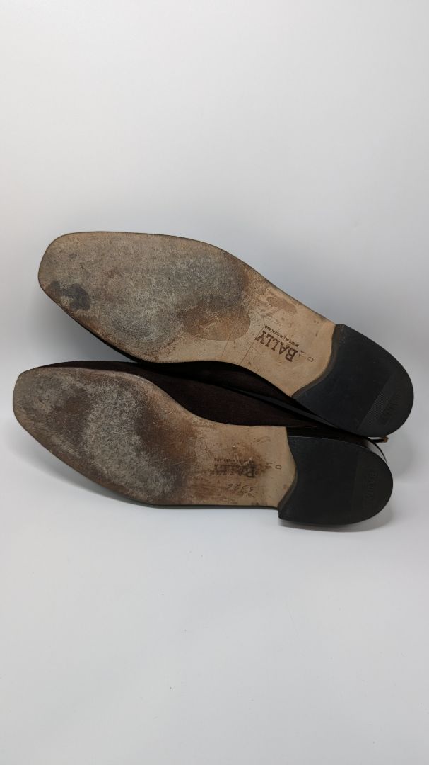 Bally Continentals Brown Suede Laurence Loafer