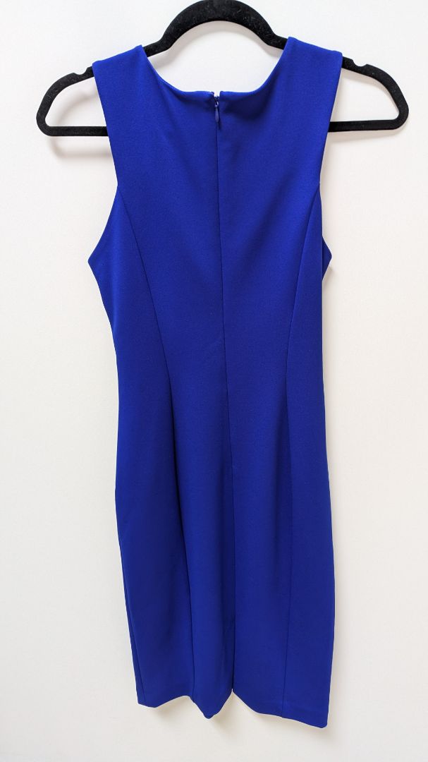Calvin Klein Royal Blue Sleeveless Bodycon Dress
