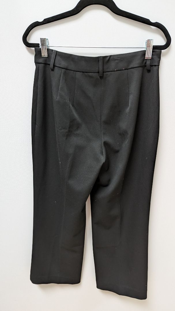 Express Black High-Rise Straight Pants