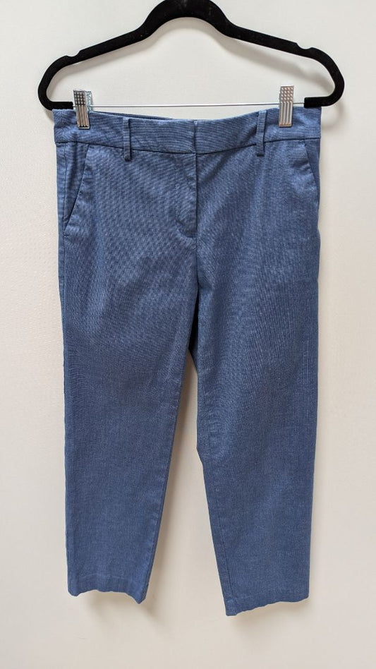 LOFT Blue Printed "Riviera Slim" Pants